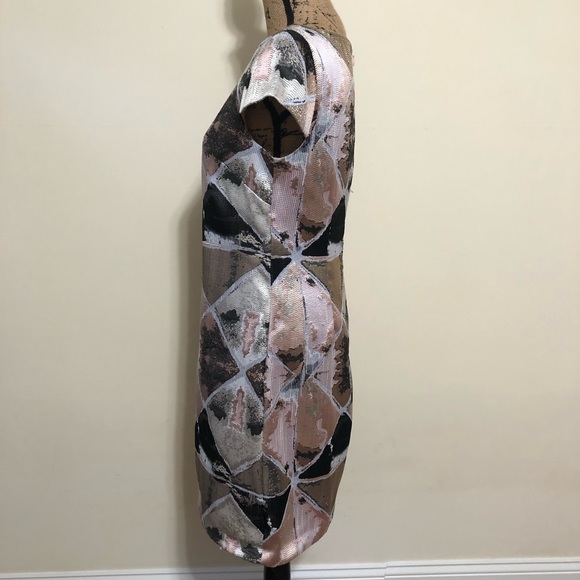 EUC! Vince Camuto Multi-Color Dress Size 8 - Picture 5 of 11